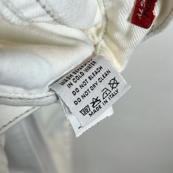NWT Miss Sixty White Jeans Straight 27 Vintage Y2K 00’s Mid Rise - Picture 11 of 11